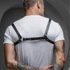Sexy Punk Chest Harness Belt, Sex Restrain Chest Bandage Adjustable Chest Belt with Buckle Rings for Nightclub Cosplay