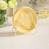 Cream Luxury Plate Bone Dish Household Food Grade Ceramic Snack Cake Dining Table Storage Decoration Ins