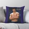 Team Jacob Black Twilight Square Pillowcase Polyester Linen Velvet Pattern Zip Decor Home Cushion Cover