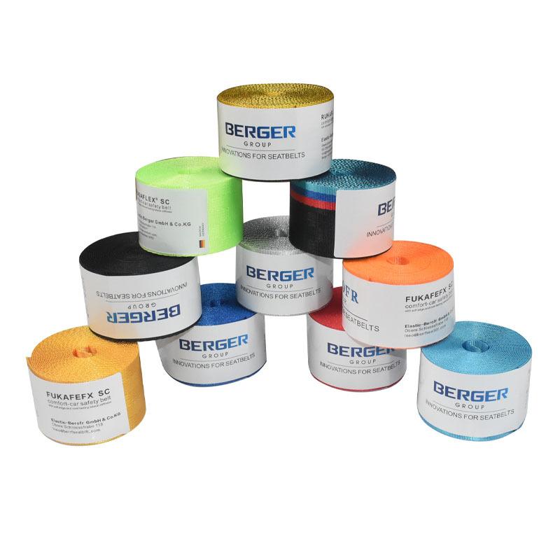 New Design 4.8cm Car Seatbelt Cars Styling Belt Ribbon Strap Webbing Colorful Automobile Truck Seat Belts Safety Belt Accessories