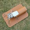 Japanese-Korean Gas Stove Leather Insulation Pad for Camping