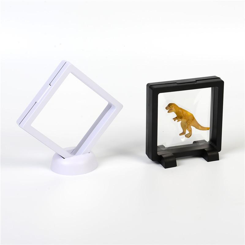 1pc Simple And Practical Transparent PE Film Display Box Plastic Floating Box Commemorative Coin Badge Coin Jewelry Gift Box