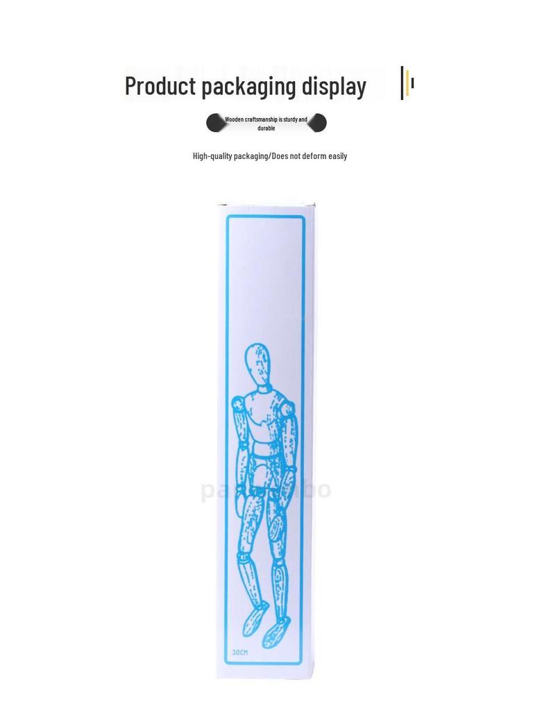 Handcrafted Wooden Puppet Art Sketch Tools & Model Furniture Ornaments Painting Supplies