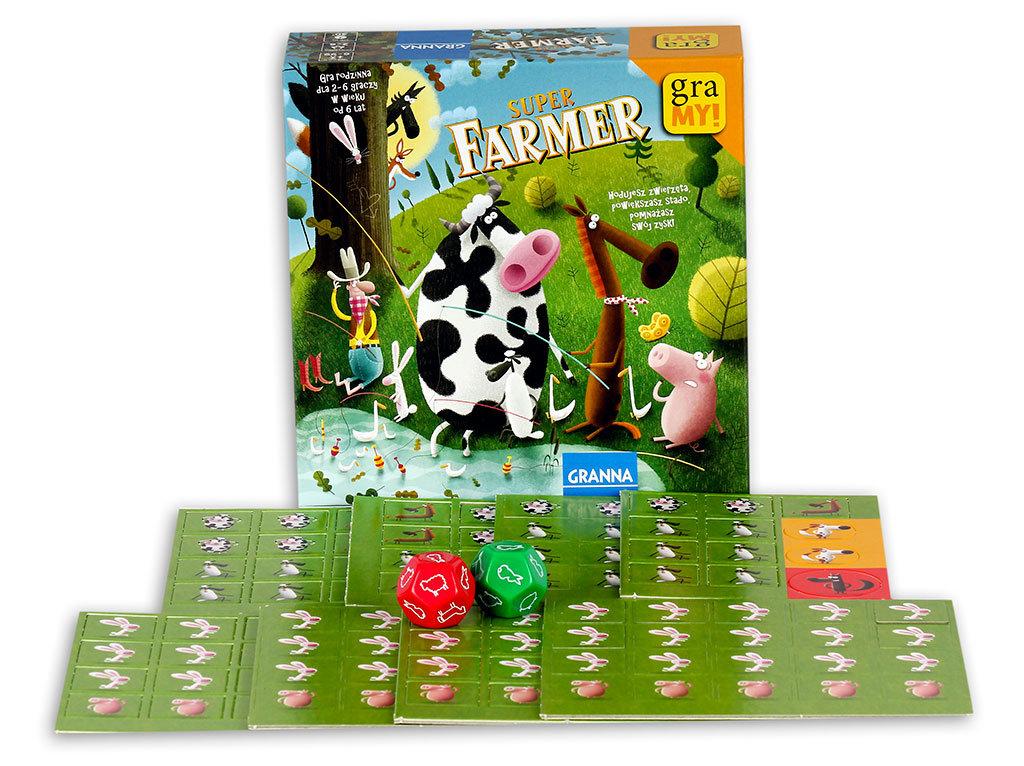 Super Ranch-Bauer. Granna Brettspiel
