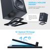 KK Cable Desktop Speaker PC Desktop Speaker Stands x 4cm C-01 Stands, Speaker/Small (Pair) Length 15.5cm Width 11.5cm Height C-01 (Black)