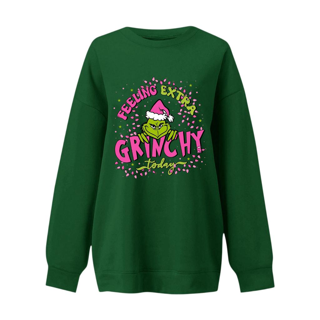 Crewneck Sweatshirt For Women Fall Graphic Sweatshirts Vacation Long Sleeve Drop Shoulder Pullover