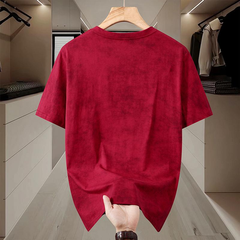 5XL-11XL Nadměrné velikosti Letní pánské tričko Vintage oblečení Módní tričko s krátkým rukávem