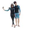 Womens Plus Size Long Sleeve Rash Guard Set UV Protection Swimwear Surfing Snorkeling Beach Activities