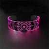 Flashing LED Party Eyeglasses Acrylic Spectacles Rechargeable Glasses for Cosplay Festival Outfits Stylish Eyewear