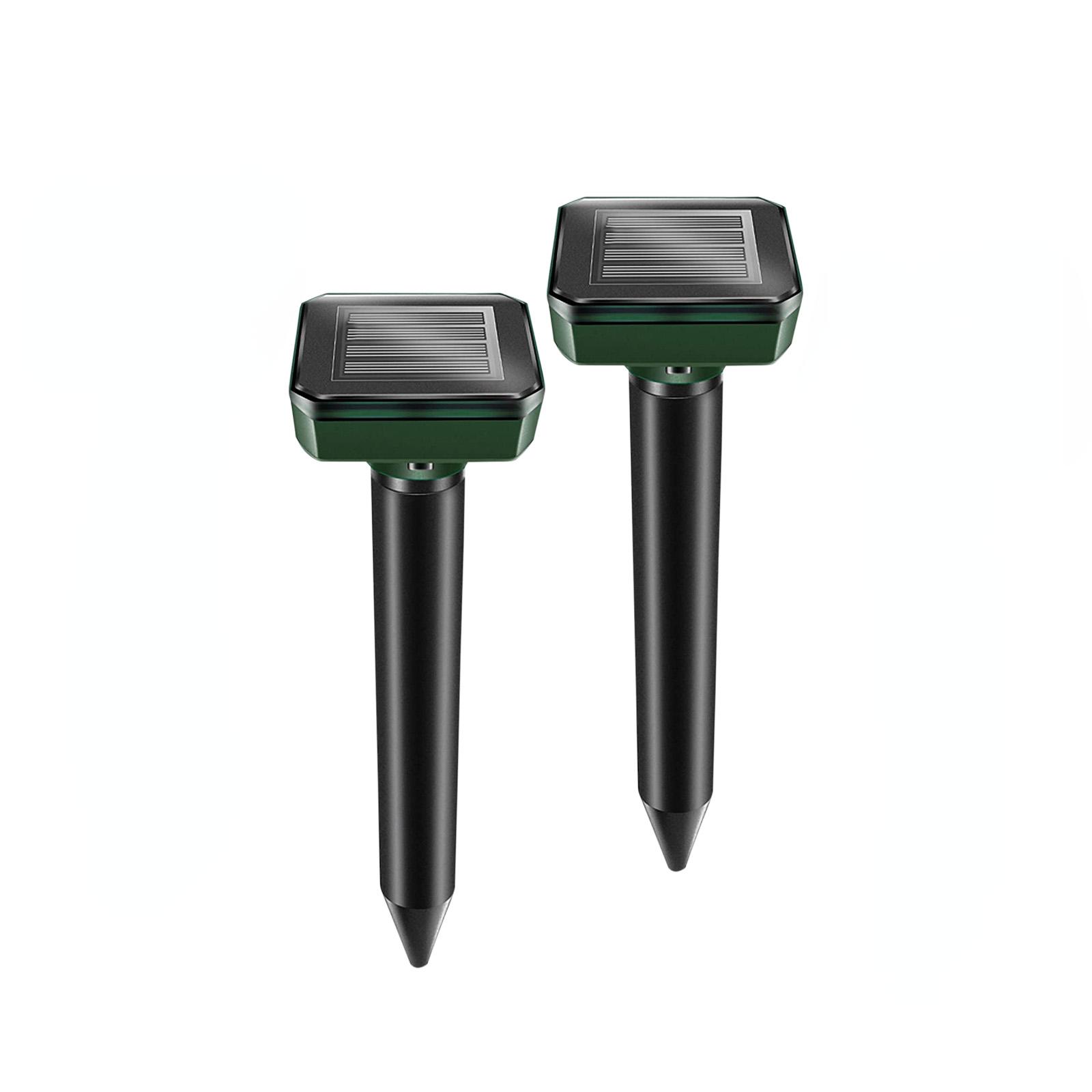 

Ультразвуковой отпугиватель грызунов на солнечных батареях, отпугиватель кротов, уличная лампа для двора, отпугиватель мышей на ферме 2PC square