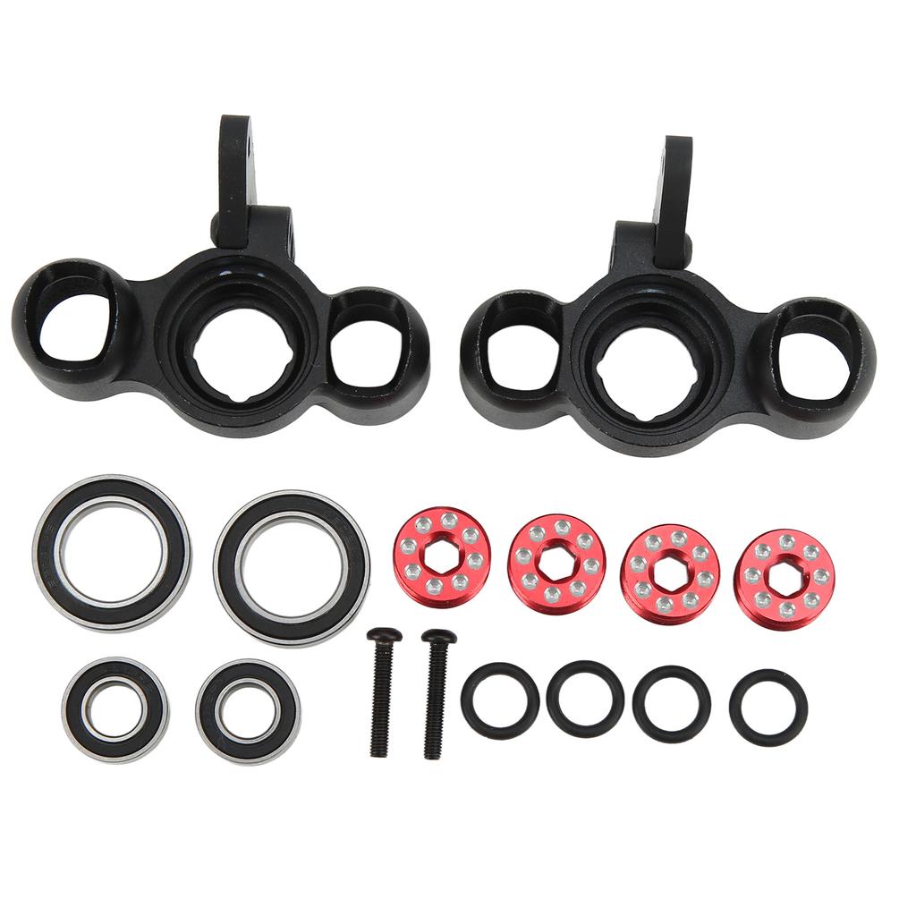 1 Pair Aluminum Alloy RC Front Steering Cup with Enlarged Bearings for Arrma Karton 1 8 RC Car