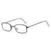 Metal Frame Square Plain Glasses Women Men Ordinary Glasses Rectangle Eyewear Blocking Optical Spectacle Eyeglasses with Lenses