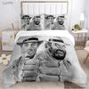 3D-gedrucktes Film Bud Spencer Terence Hill Bettwäsche-Set für Jugendliche Bettbezüge Kissenbezüge für Jugendliche Einzel_Doppel_Queen_King