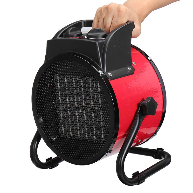3000 Вт 220 В Воздухонагреватель Обогреватель Вентилятор Мастерская Пространство Гараж Отопительные Приборы Промышленный Электрический Обогреватель Вентилятор