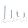 5Pcs Cage Door Spring Hooks 6/7/8.5/11.5Cm Metal Snap Hook Tension Spring For Poultry Cage Door Chicken Hamster Cage