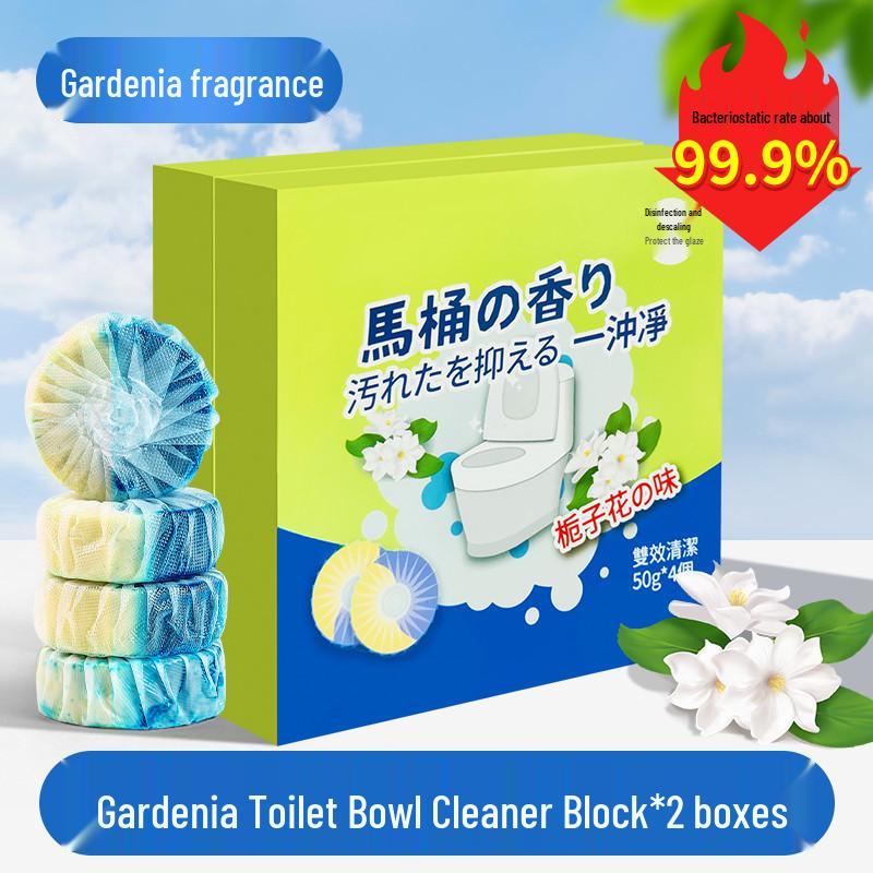 Automatic Disposable Toilet Bowl Cleaner & Deodorizer - Removes Odors & Descales