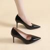 Fashion Sexy High Heels Classic Ladies Pumps Autumn Soft Leather Dress Heel Shoes for Women Banquet Wedding High Heels