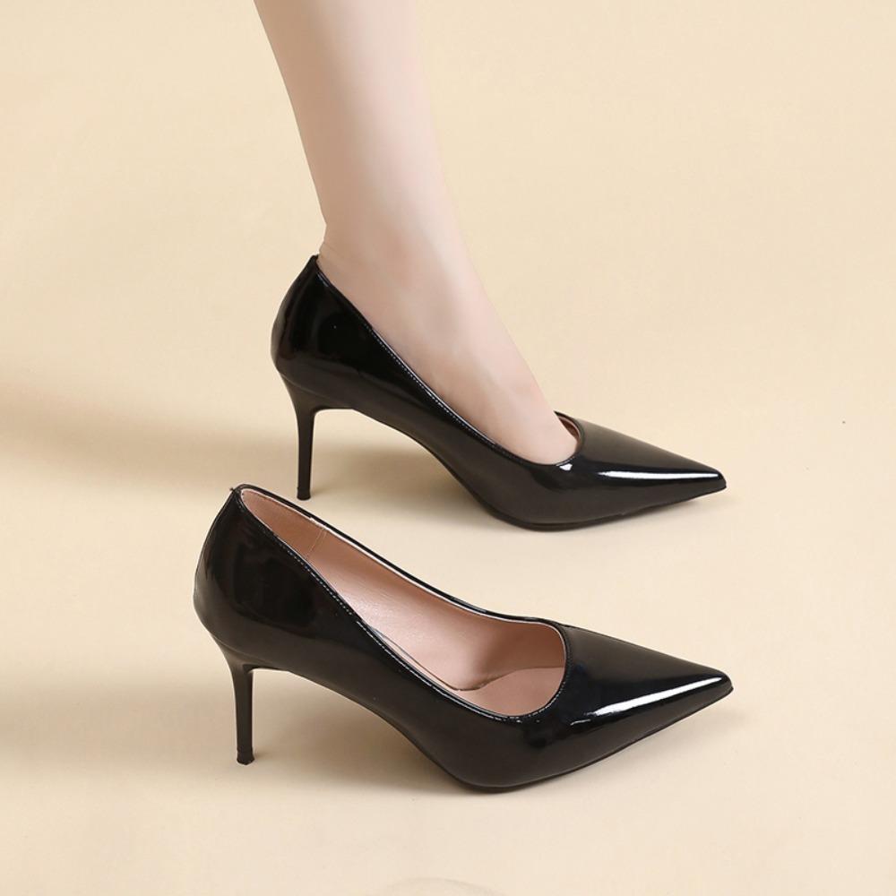 Fashion Sexy High Heels Classic Ladies Pumps Autumn Soft Leather Dress Heel Shoes for Women Banquet Wedding High Heels