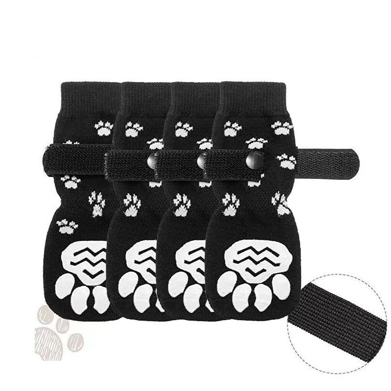 Calcetines Silenciosos Antideslizantes de Animales para Perros Medianos y Grandes Transpirables Zapatos para Perros para Exteriores Protectores de Patas Anti-Suciedad Uso en Todas las Estaciones