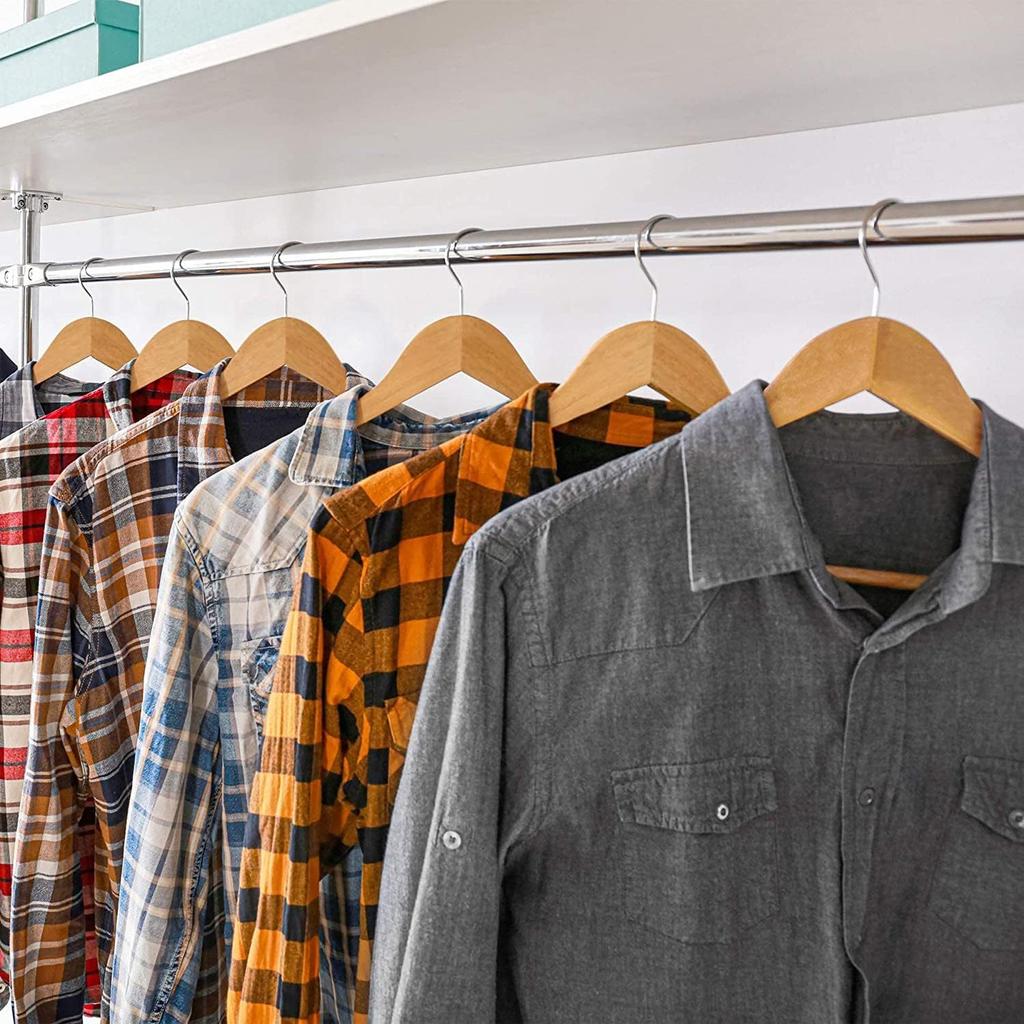 10 Kleiderbügel mit rutschfestem Design, Wäscheständer, robuste, strapazierfähige Kleiderbügel, Aufbewahrung für Haushaltskleidung zum Trocknen