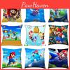 Mario Super Game Zippered Pillow Case 177 Inch Cushion Cover Home Decoration