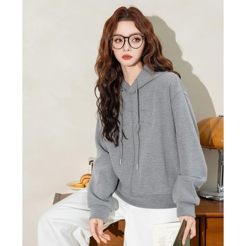 ET BOITE Women s Fleece-Lined Hooded Sweatshirt XL