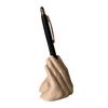 Solid Base Pen Holder Funny Hand Gesture for Desk, 3D Printed Creative Novelty Pencil Stand, Desktop Organizer Office Accessories Desk
