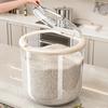 Kitchen Storage Bin for Grains Flour Large Capacity Airtight Rice Container Moisture-Proof Insect-Proof Design Kitchen Organization Essential