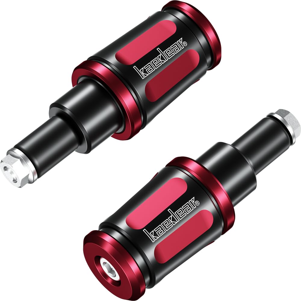 

Регулируемые заглушки руля Kaedear для мотоциклов Yamaha, грузики, KDR-BE2-YM16-R (Красный/Черный, M16)