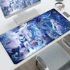 Anime Genshin Impact Office Long Deskmat Cute Furina Game Antislip Mousepad Large Computer Keyboard Mat HD Print Rubber Cushion