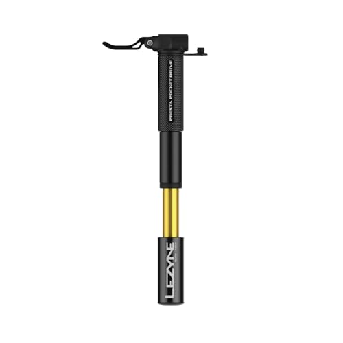 LEZYNE Presta Pocket Drive Bicycle Hand Pump, Lightweight, Compact, and Portable, Pocket-Sized [Official Japanese Product]
