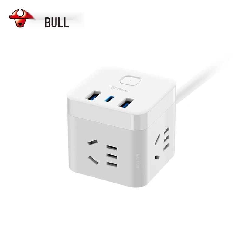Gongniu 3-Outlet Power Strip with USB-C and USB-A Ports