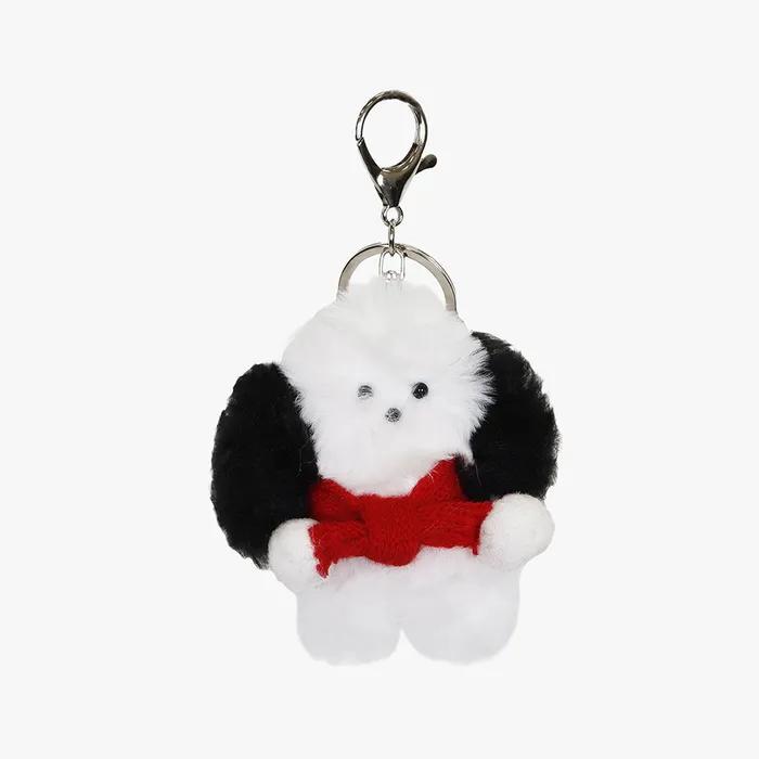 MERRY PUPPY KEYRING_BLACK