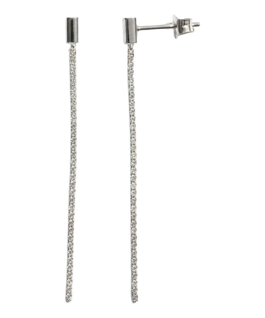Alleun Silver 925 Chain Drop Silver Earrings Propeller