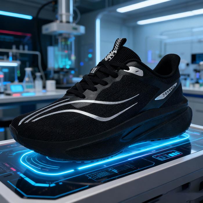 2025 Mannen Koolstofplaat Hardloopschoenen: Schokabsorberend, Lichtgewicht, Ademend, Verloopgaasontwerp