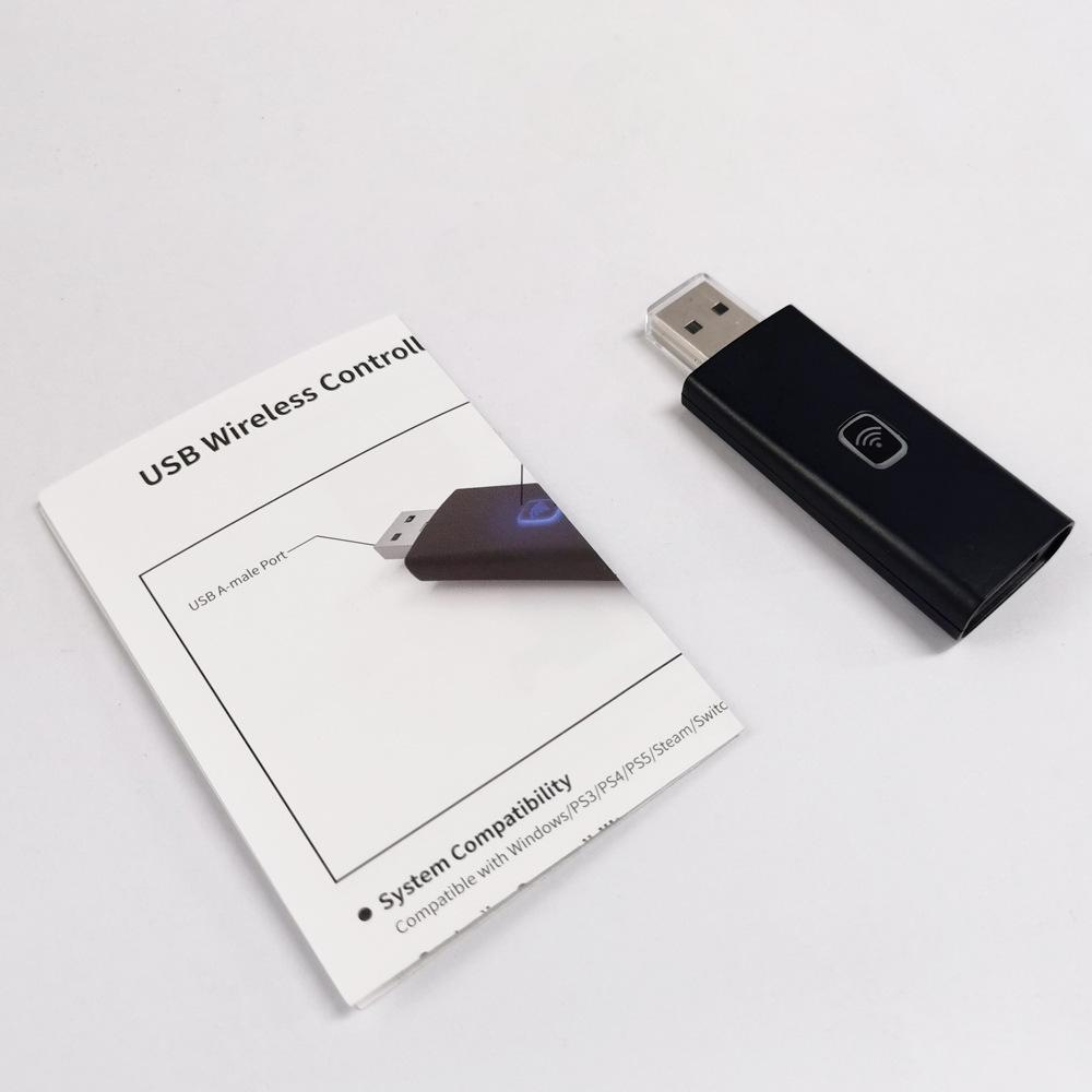 Drahtloser USB-Adapter, tragbarer PC-TV-Box-Adapter, Plug-and-Play-USB-Adapter, keine Verzögerung, leicht, für PS4/PS5/Xbox/Switch, drahtloser Controller-Adapter