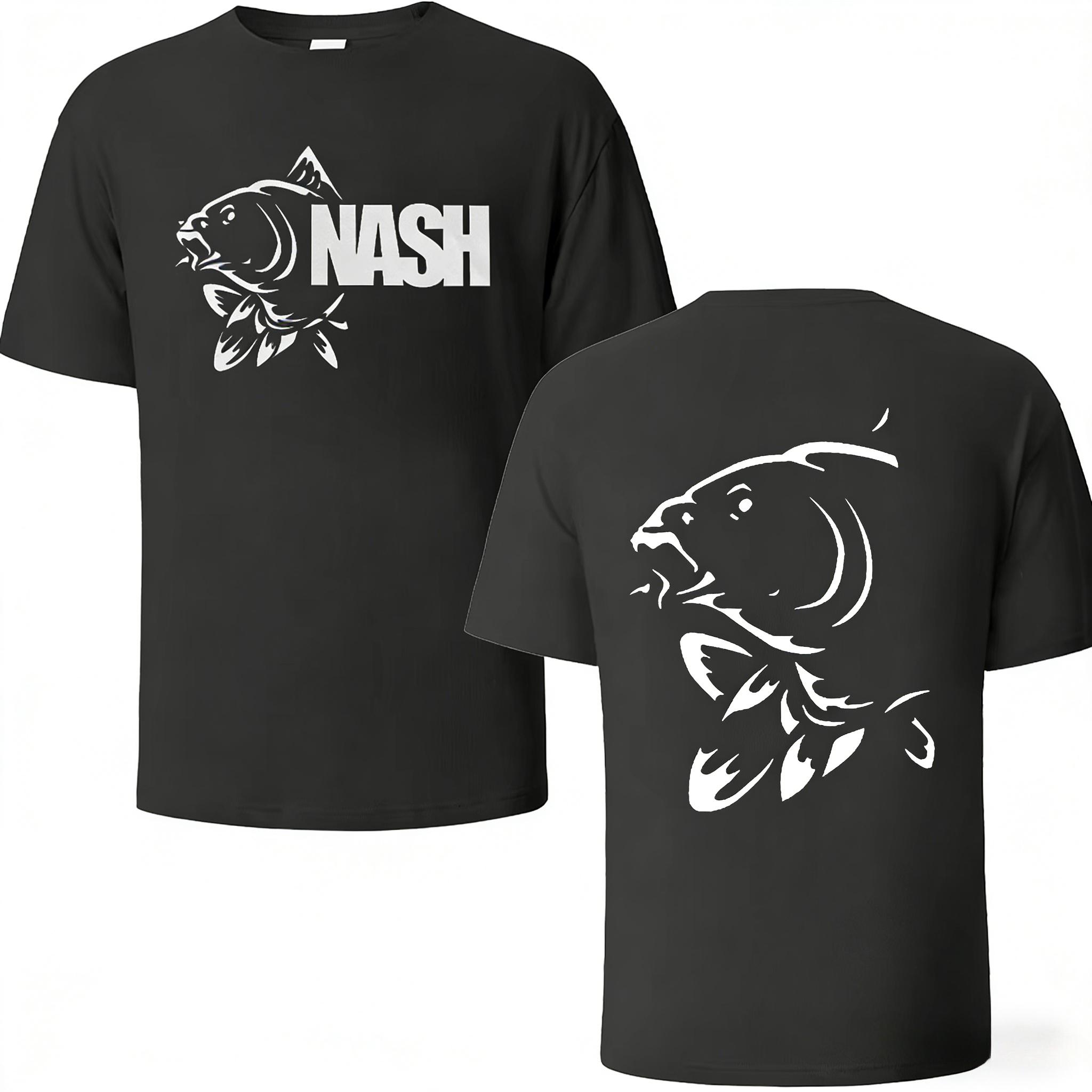 

Funny Fishinger Carp Fish FisherUnisex Sporter T Shirts Unisex Summer Fashion Harajuku Short Sleeve Streetwear Black Tshirts 2026 New S
