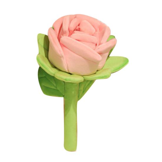 Rose Plush Toy Realistic Flower Design Soft Healing Never Withering Imitation Rose Flower Emotional Companion Toy