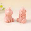 3D Cartoon Kitten & Unicorn Candle Mold Silicone Rabbit DIY Aromatherapy Epoxy Mold
