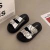 Fashion Thick Shoes Outside Women's Slippers and Ladies Sandals Easy Wears Shoe On Sale Chic Elegant New Fashion Slip-resistant Slides