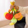 New Fruit Lemon Banana Plush Pendant Cute Apple Pear Plush Toy Kawaii Vegetable Tomato Persimmon Plush Doll Backpack Decorations