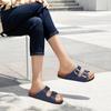 Fashion Litfun Men Fashion Cork Slippers Summer New Women Double Buckle Sandals Soft Comfy Cork Footbed Slides Brand Unisex Beach Shoes
