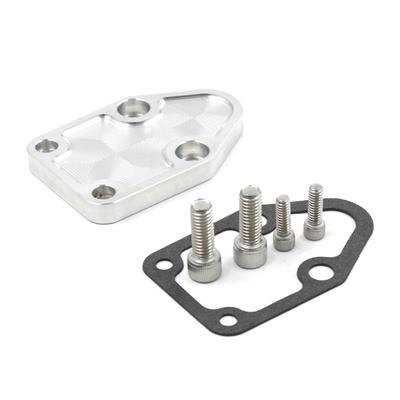 Upgraded Small Blocks Billet Fuels Pump Block Offs Plate Aluminum for 283 327 350 2071 Car Accessory