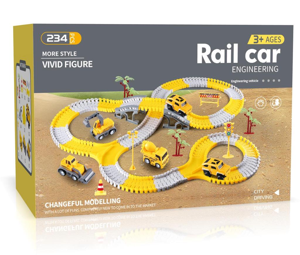 Electric Engineering Toy Car Assembly Set