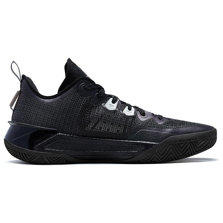 Li Ning Liren 3 V2 Obsidian Low Top Performance Basketball Shoes Sports Shoes Unisex Black ABAT057-19