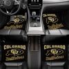 Colorado Buffaloes Black Car Floor Mats Full Coverage All-Season Car Mats, XPE Non-Slip And Wear-Resistant Mats Suitable for SUV Interiors, Textured C