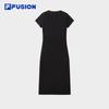 FILA FUSION Women's Slim Fit Knit T-Shirt Dress