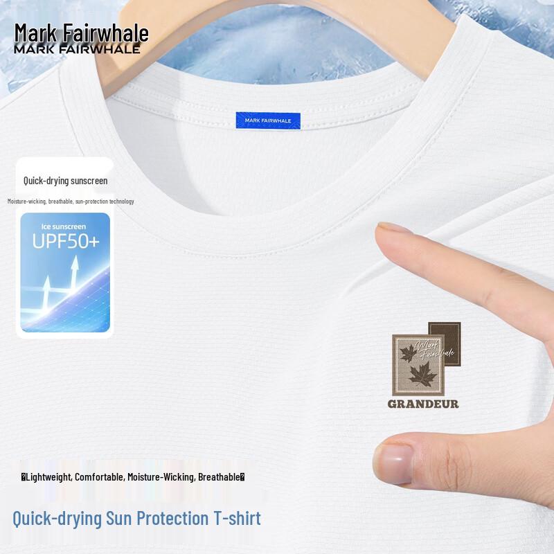 Mark Huafei Men s Quick-Dry Loose Fit Sports T-Shirt M