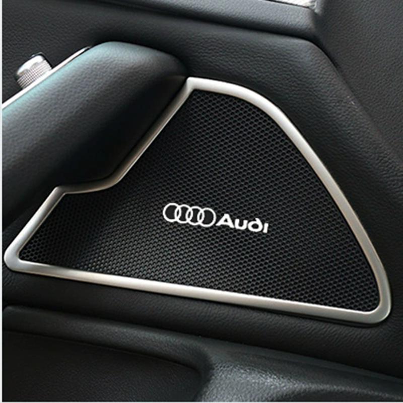 3d Metal Car 4GFYo Sticker Sound Speaker Label Emblem For 4GFY A3 A4 A5 A6 A1 A2 A7 A8 S3 S4 S5 S6 S7 TT RS3 RS4 RS5 Accessories
