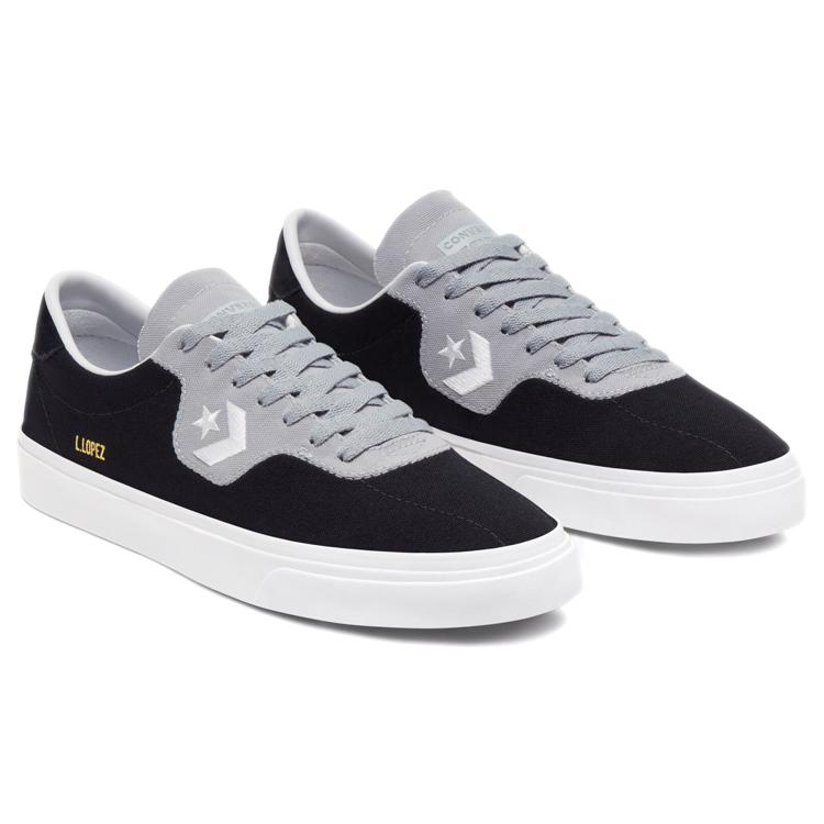 Louie Lopez Pro Converse Cons Low 'Black Wolf Grey' 167620C